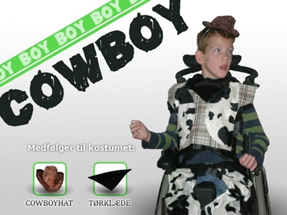 Billede af Cowboy - Dreng. Kostume til kørestolsbruger