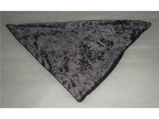 Billede af Grå velour tørklæde