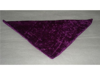 Billede af Lilla velour tørklæde