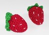 Billede af Hæklet Legemad - jordbær og blomme i net