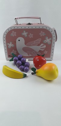 Billede af Legemad, frugt i kuffert - fugl