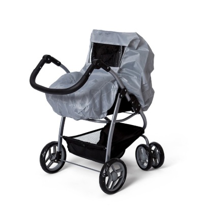 Billede af Regnslag til dukkevogn - Grå