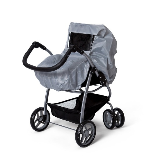 Billede af Regnslag til dukkevogn - Grå