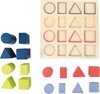 Billede af Lær om form og farver. Puslespil - Geometriske former