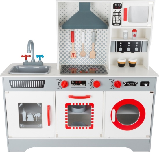 Billede af Legekøkken Premium - Grå og hvid