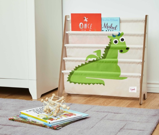 Billede af 3 SPROUTS Børne Bogreol Drage