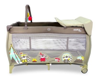 Billede af Weekend seng med puslebord - Asalvo - Vaskebjørn