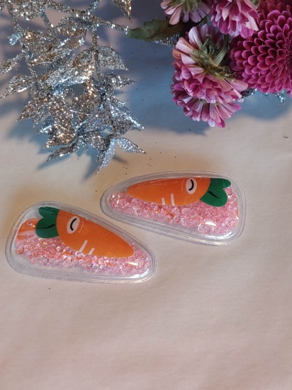 Billede af Hårspænde Gulerod