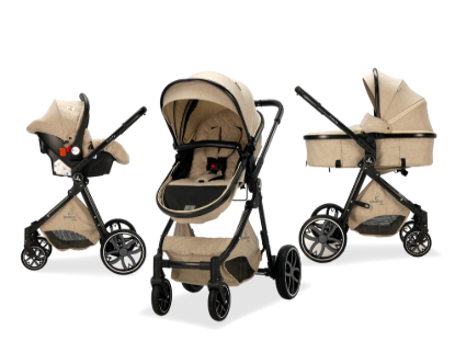 Billede af Asalvo Convertible Klapvogn Sæt Sidney/Beige