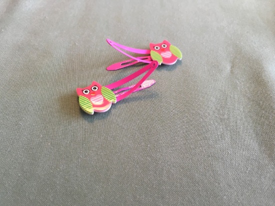 Billede af Hårklips med ugler