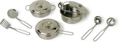 Image de Ensemble de casseroles professionnel - pour cuisine de jeu