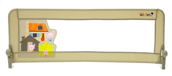 Billede af Asalvo SENGESIDE 2 I 1 DE TRE SMÅ GRISE 150 cm