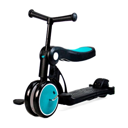 Obrazek Asalvo Rower trójkołowy 5 w 1 Ride and role, Aqua