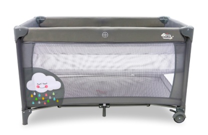 Billede af Asalvo Weekendseng Smooth med indsats og åbning, Sky