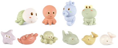 Billede af Kinder and Kids BIOplast badelegetøj vandjet havdyr (10 stk.)