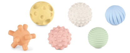 Billede af Kinder and Kids BIOplast sansebold (6 stk.)