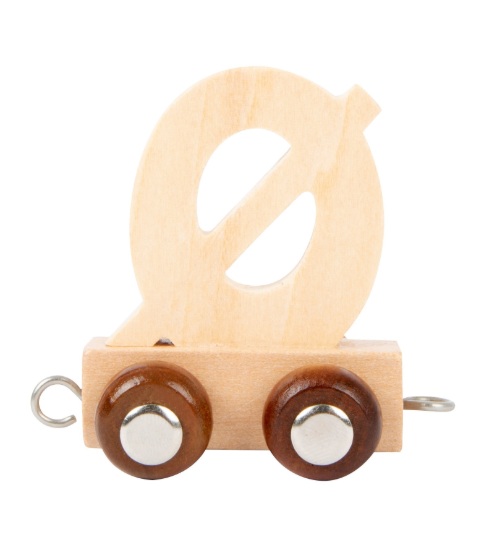 Billede af Navnetog i træ. Bogstav Ø