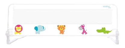 Billede af Asalvo Sengehest 2 i 1, Hvid med dyr