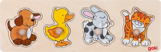 Obrázok z Knop puslespil - Forskellige dyr