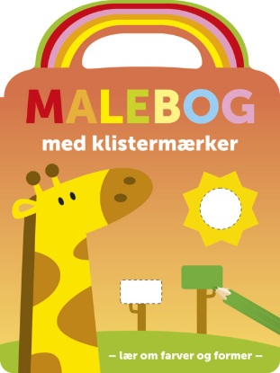 Billede af Malebog med klistermærker - Giraf