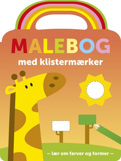 Billede af Malebog med klistermærker - Giraf