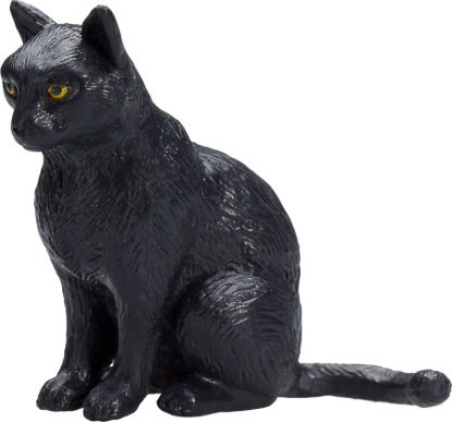 Picture of Mojo Cat, Sitting/Black
