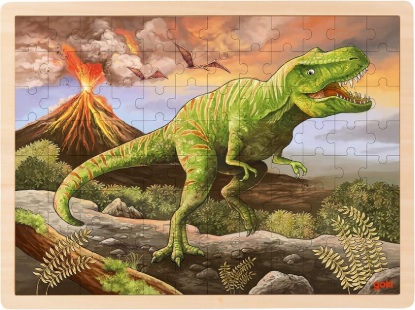 Kép Goki puzzle játék T-Rex-szel